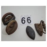 Set Of 4 Sad Irons