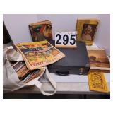 Suitcase ~ Magazines & Farmers Almanac ~ News-