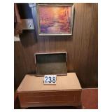 Wooden Chest ~ Scenic Picture ~ Wooden Drawer