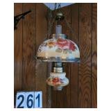 Floral Hanging Light Fixture (Works)
