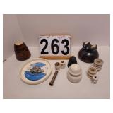 Insulators Includes Antique Brown Insulators