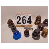 Insulators Includes Chocolate Brown Insulators