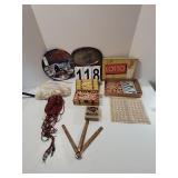 Vintage Game Of Lotto Pieces ~ Plates