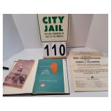 City Jail Sign ~ Springfield Report Books ~