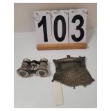 Silver Mesh Type Purse Germany ~ Silvertone -