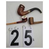 Set Of 4 Vintage Pipes