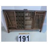 Hamilton Black Rule & Figure Case 19" X 32"