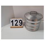 Vintage Buckeye Aluminum Camping Mess Kit Set