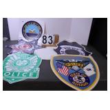 Assorted Police Decals Includes Marquette Heights