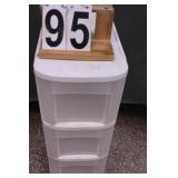 3 Drawer Roll Around Storage Unit
