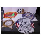 Assorted Police Decals Includes Sheriff