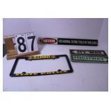 Caution Sign - Police License Cover - Highway Sign