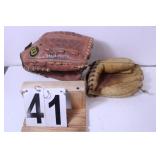Right Handed Baseball Glove & Catchers Mitt
