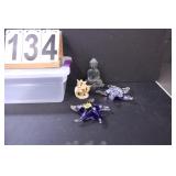 Kangaroo Figure - Baby Buddah - 2 Star Fish Paper-