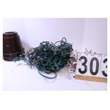 Holiday Lights  Some Work Some Do Not - Tinsel -