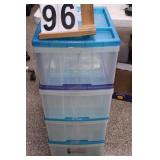 4 Drawer Stack On Storage Unit