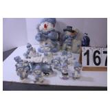 Collection Of Snowmen Includes Stuffed Snow Man