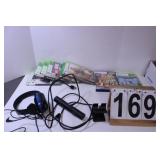 XBox 360 Games W/ Camera And Head Phones