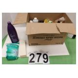 Box of Salon Goods Includes Mineral Salts ~