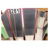 4 Mirrors 3 Have Frames 49.5'T X 13.5'W