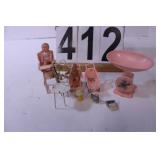 Vintage Toys Includes 2 Dolls