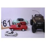 Black Truck #14 - Toy Cars In Red Crate