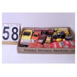 Flat Of Little Cars Includes Red Car #3