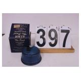 US Blue True Point Vintage Pencil Sharpener