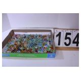 Flat Of Marbles Includes Taw