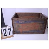 Vintage Pepsi-Cola Wooden Crate 10' X 18.25' 12'