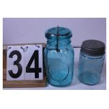 1 Bale Mason Jar & 1 Mason Jar w/ Zinc Jar