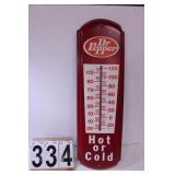 Vintage Dr Pepper Thermometer   27' X 8.25'