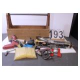 Carpenters Box W/ Light - Hot Glue Gun - Glue-