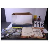 Box Of Magazines Includes Wrestling - 2 Cans -