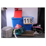 Blue Tote W/ Track Lighting Track - Register -