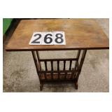 Wooden Lamp Table 25.5'T X 24'W X 15'D