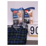 New 2 Hanes Mens Briefs Size Sm - 2 Shirts Size Sm