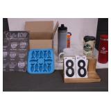 Box W/ Thermos - Cup - Ice Tray - Coffee -
