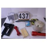 Staple Gun ~ Ceramic Bell ~ Flashlight ~