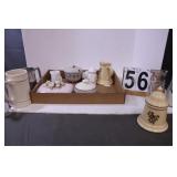 Pfaltzgraff Sugar & Creamer  - Salt & Pepper -