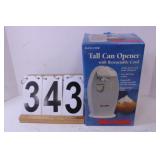 Maxim Tall Can Opener W/ Retractable Cord (New)