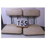 Pair Of Vintage Boat Seats