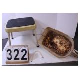 Step Stool - Metal Wagon