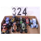 Flat Of Monster Trucks Includes Grave Digger