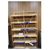 Wooden Display Stand 78'T X 47.25:W X 16.25'D