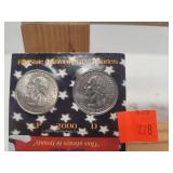 2000 Virginia State Quarters Mint Mark P & D