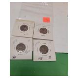 1937 D Penny ~ 1942 S Penny ~ 1960 D Penny ~