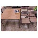 Samsonite Card Table And Chairs