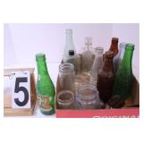 Flat Of Various Bottles Includes Old 7-Up