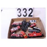 Flat W/ Tonka Fire Trucks - Zombie Figures